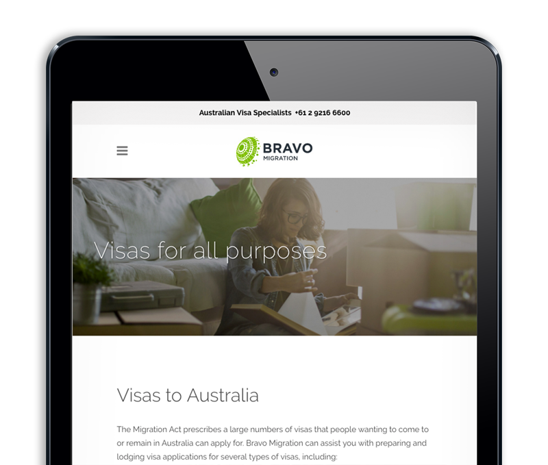 Bravo Migration iPad