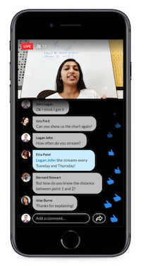 LinkedIn debuts a live video feature